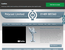 Tablet Screenshot of polycast.co.uk