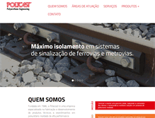 Tablet Screenshot of polycast.com.br